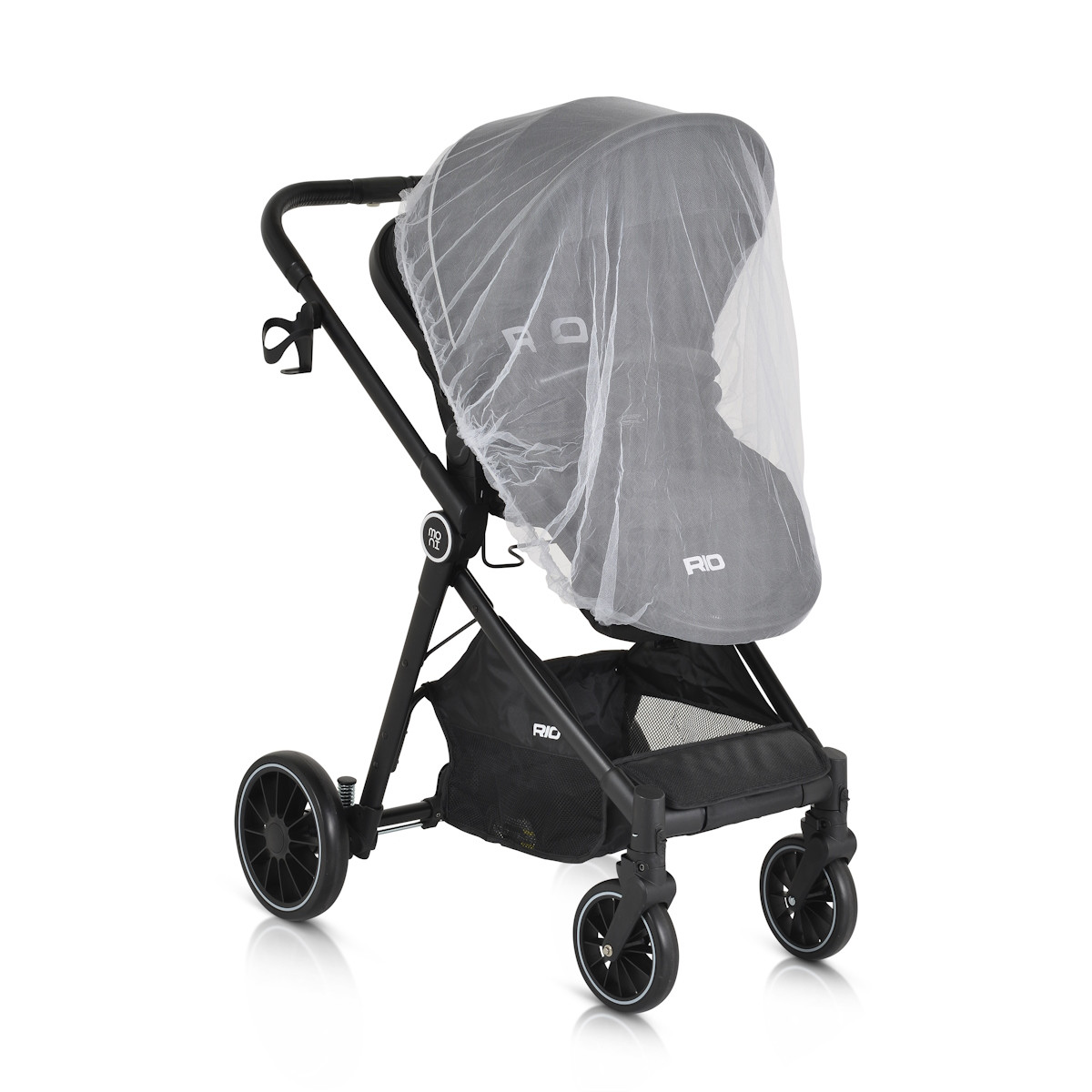 Moni Rio Black 3-in-1 Combi Kinderwagen Incl. i-Size Autostoel