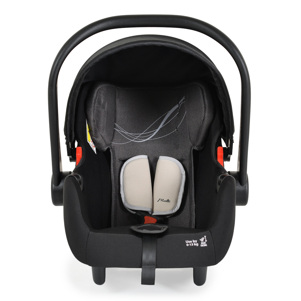 Moni Rio Black 3-in-1 Combi Kinderwagen Incl. i-Size Autostoel