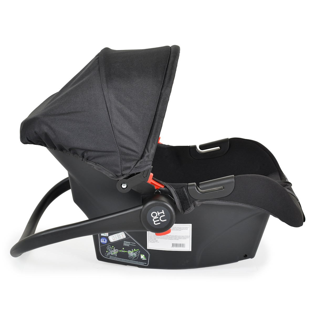 Moni Rio Black 3-in-1 Combi Kinderwagen Incl. i-Size Autostoel