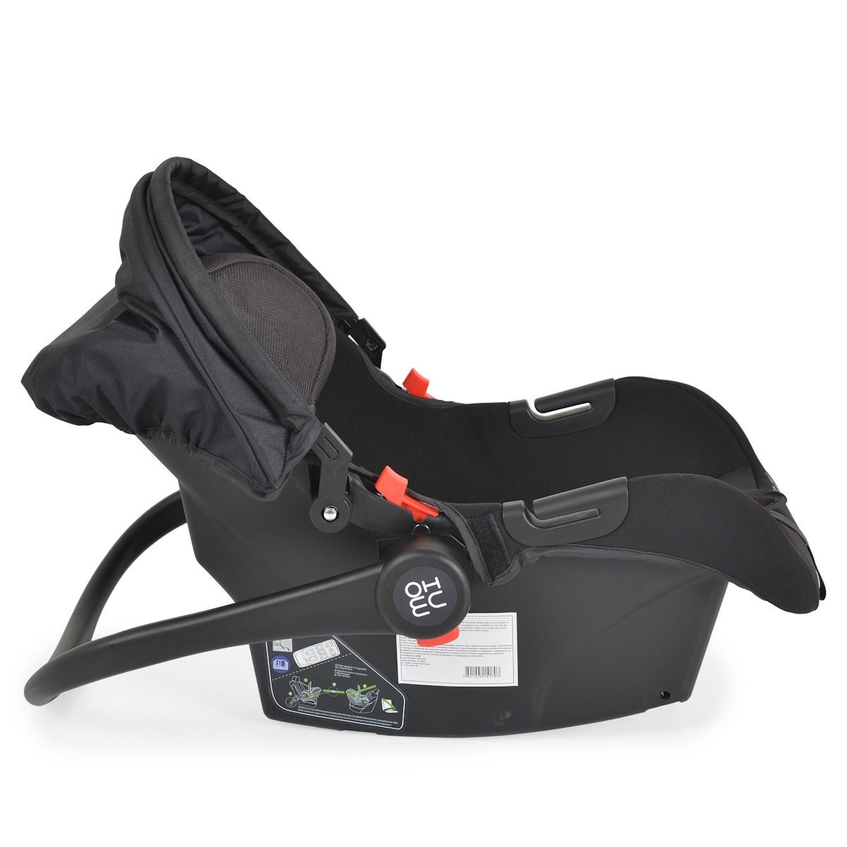 Moni Rio Black 3-in-1 Combi Kinderwagen Incl. i-Size Autostoel
