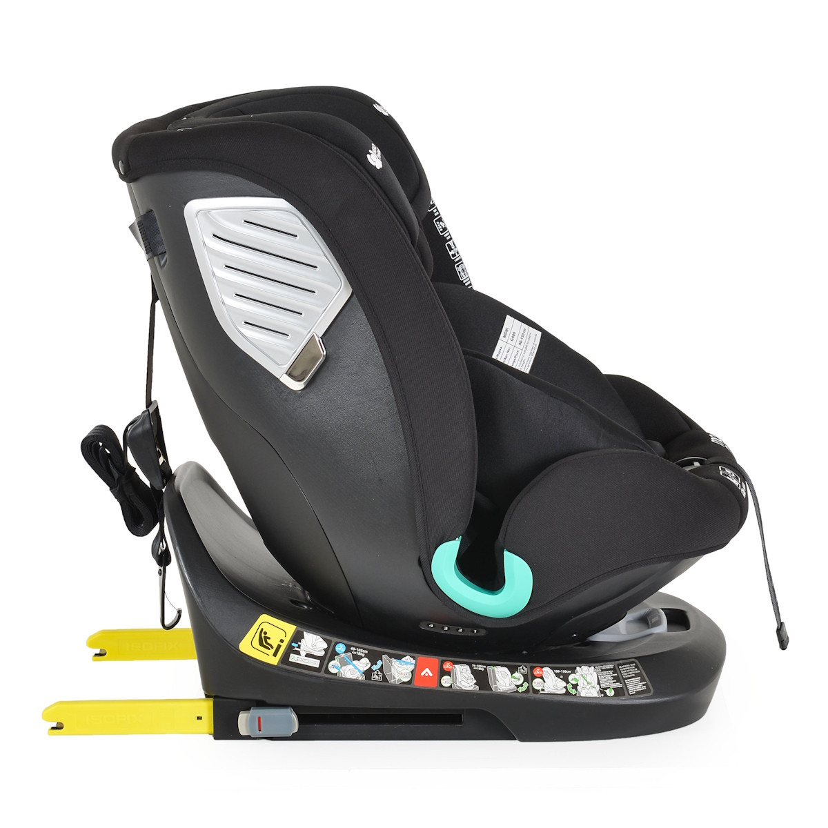 Moni Serengeti Black 40-150 cm i-Size 360° Autostoel