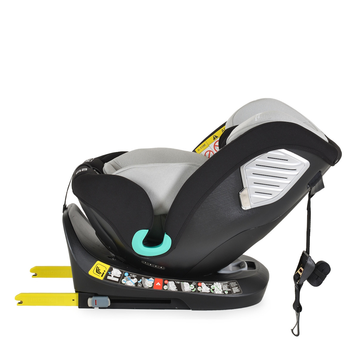 Moni Serengeti Light Grey 40-150 cm i-Size 360° Autostoel