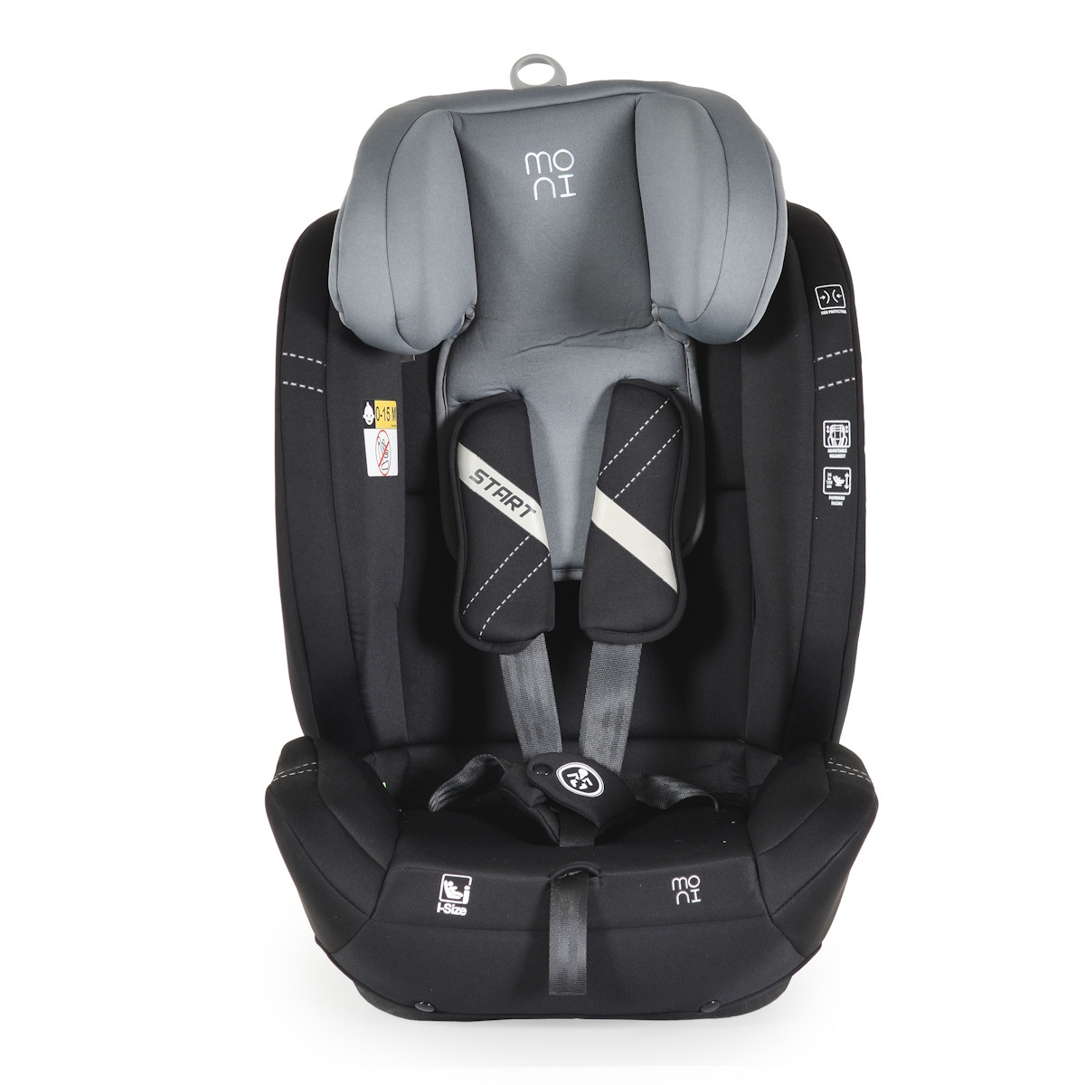 Moni Start Grey 76-150 cm i-Size Autostoel