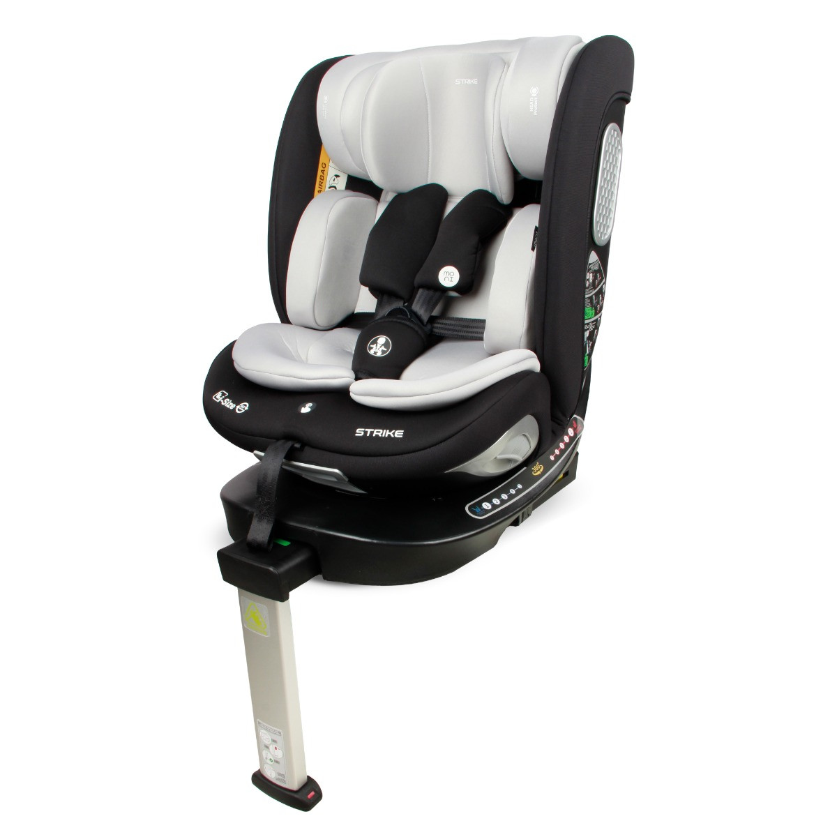 Moni Strike Dark Grey 40-150 cm 360° i-Size Autostoel