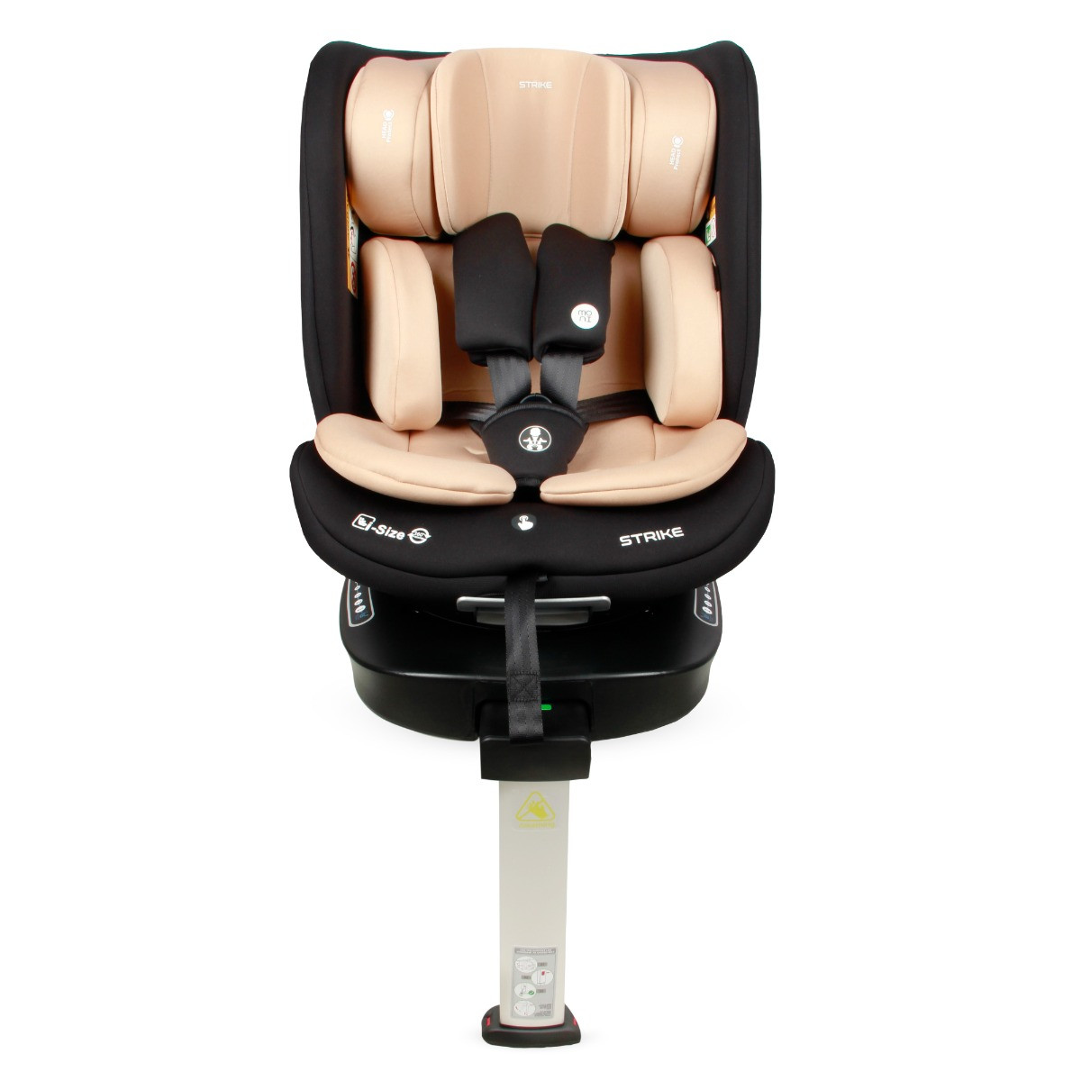 Moni Strike Sand Beige 40-150 cm 360° i-Size Autostoel