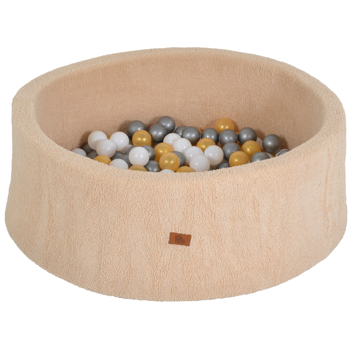 Moni Toys Bouclé Beige Ballenbak incl. 200 Ballen