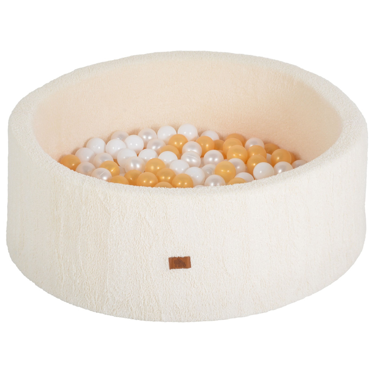 Moni Toys Bouclé Ivory Ballenbak incl. 200 Ballen