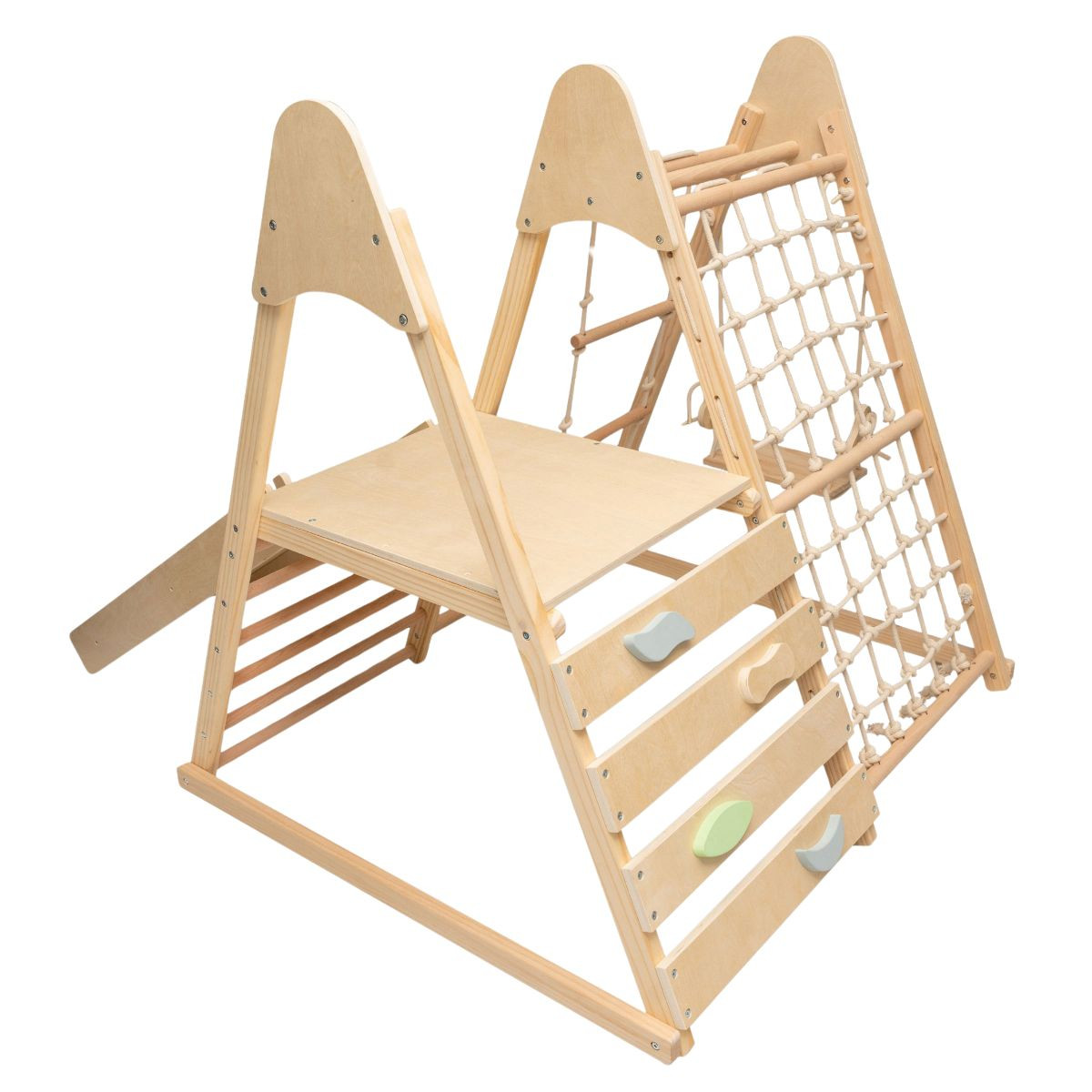 Moni Toys Little Gym 4-in-1 Houten Speeltoestel