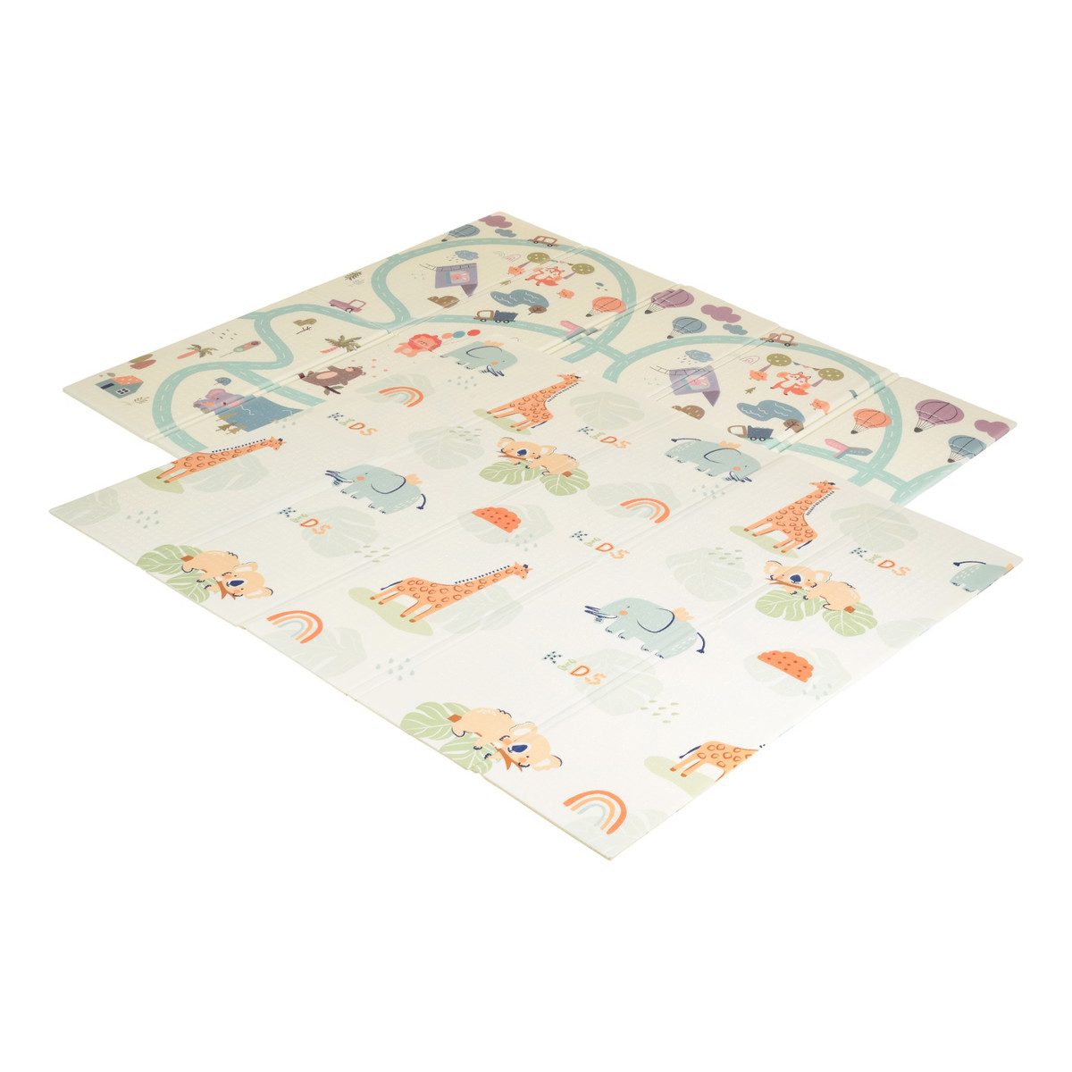 Moni Toys Joy Ride 200x180 cm XXL Opvouwbare Omkeerbare Speelmat