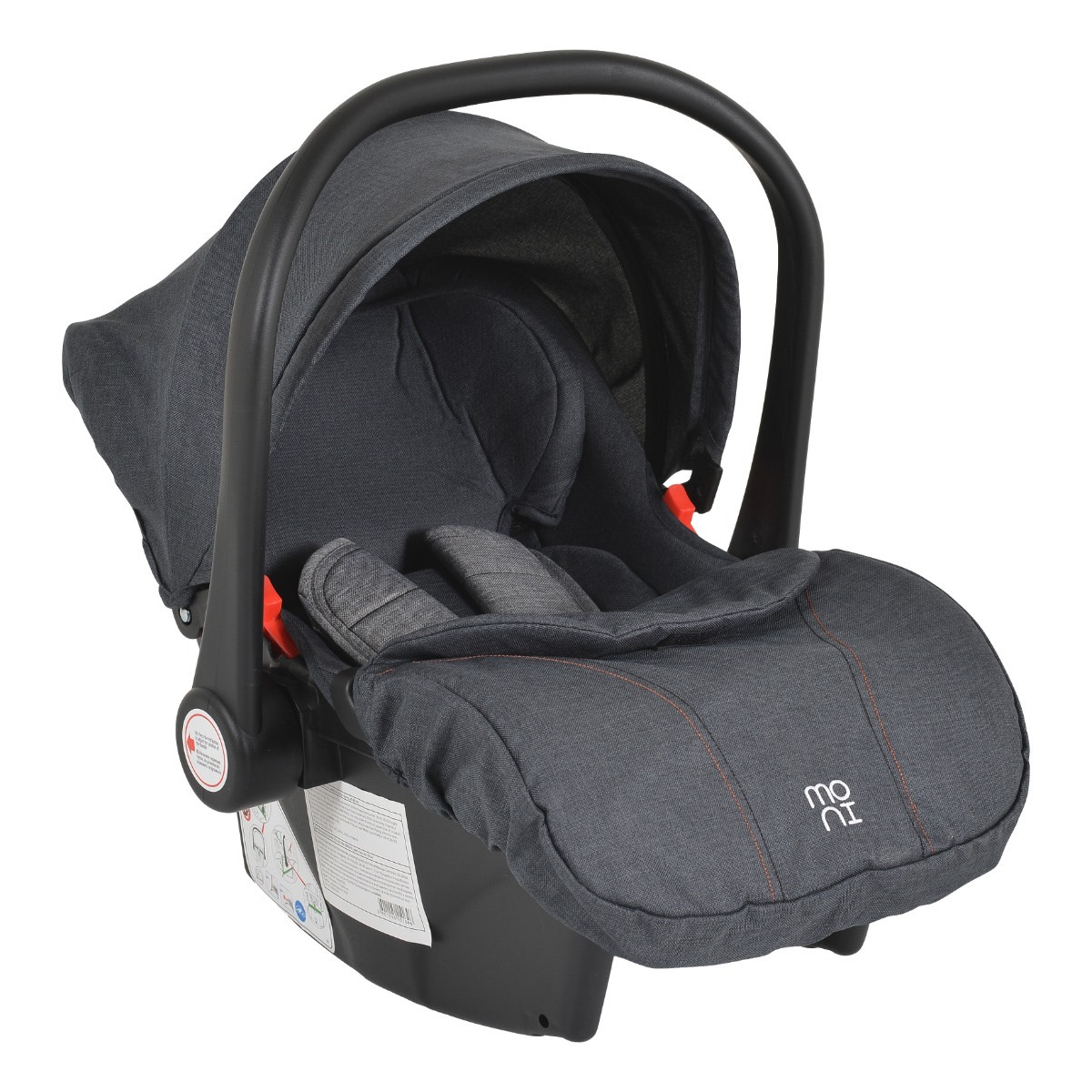 Cangaroo Midas Grey 3-in-1 Combi Kinderwagen incl. i-Size Autostoel