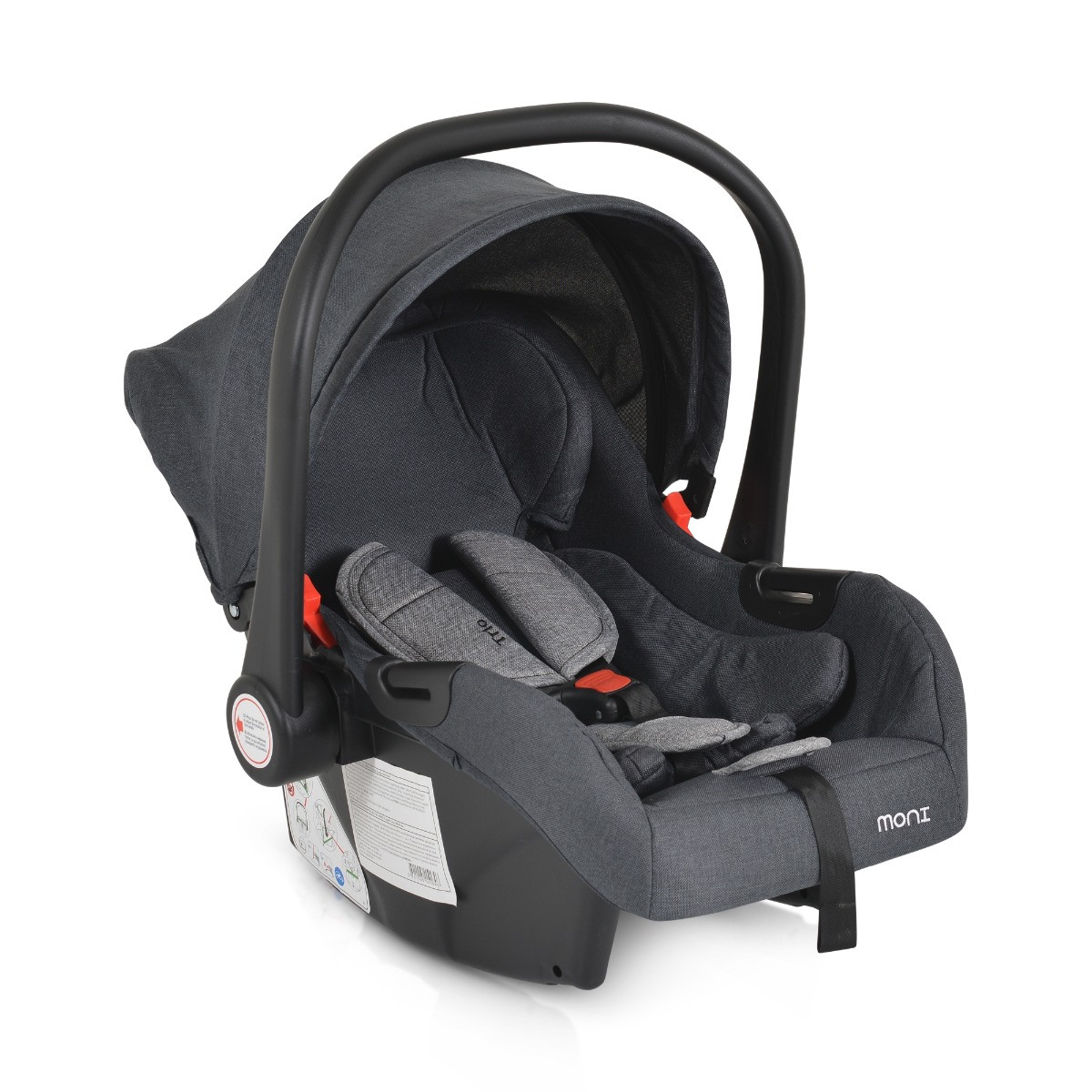 Cangaroo Midas Grey 3-in-1 Combi Kinderwagen incl. i-Size Autostoel