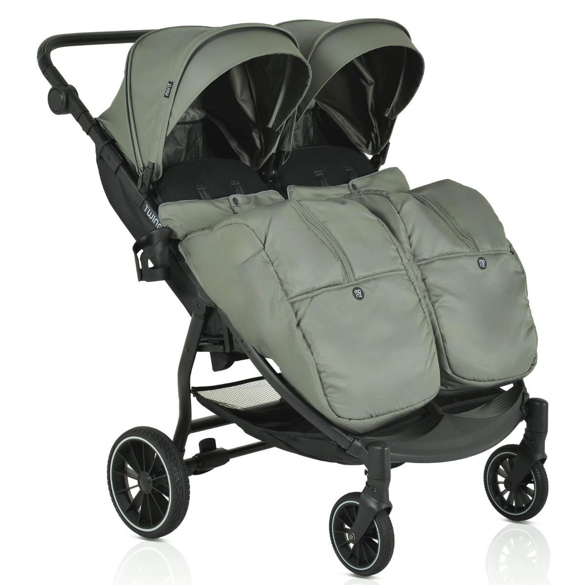 Moni TwinGo Mineral Green Duowagen
