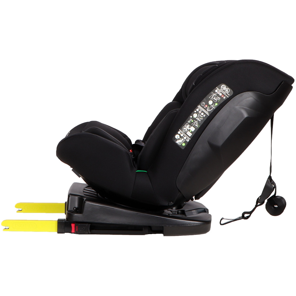 Moni Vamos Intence Black 40-150 cm 360° i-Size Autostoel