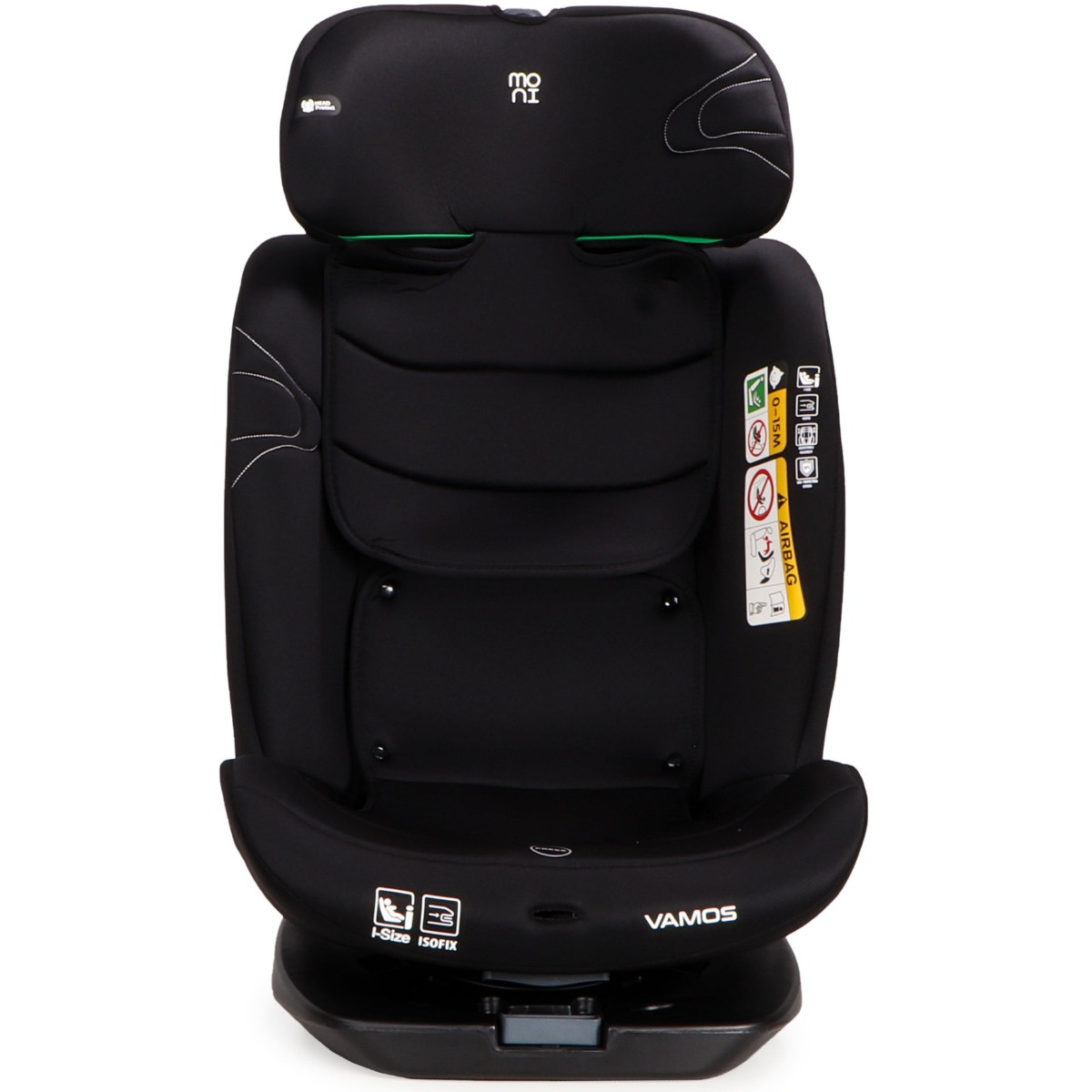 Moni Vamos Intence Black 40-150 cm 360° i-Size Autostoel