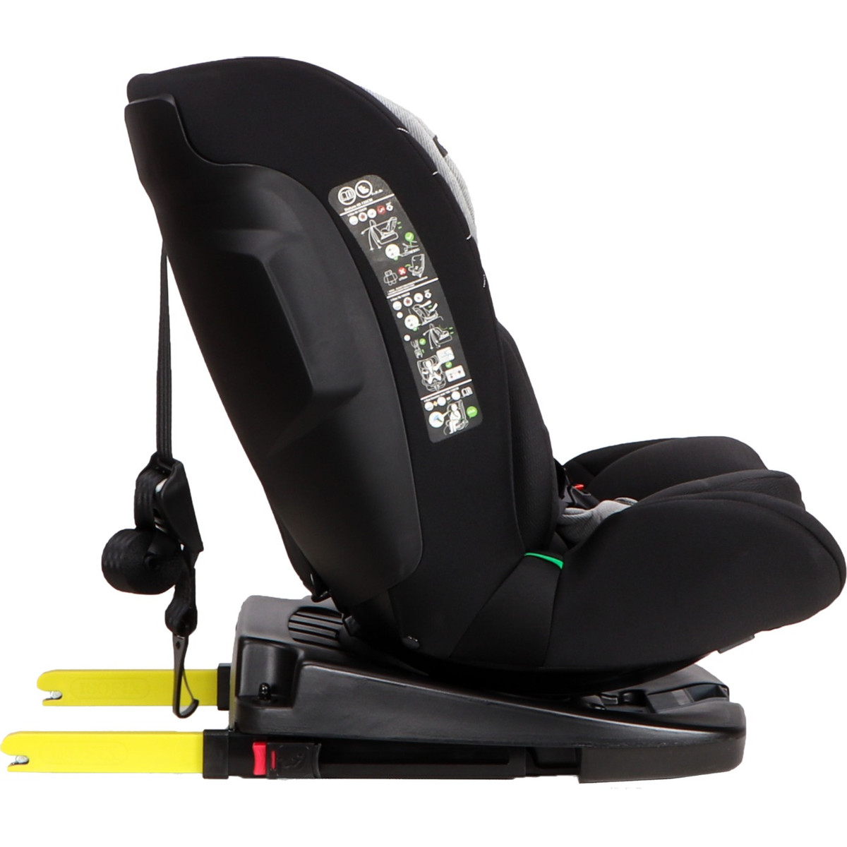 Moni Vamos Stone Gray 40-150 cm 360° i-Size Autostoel