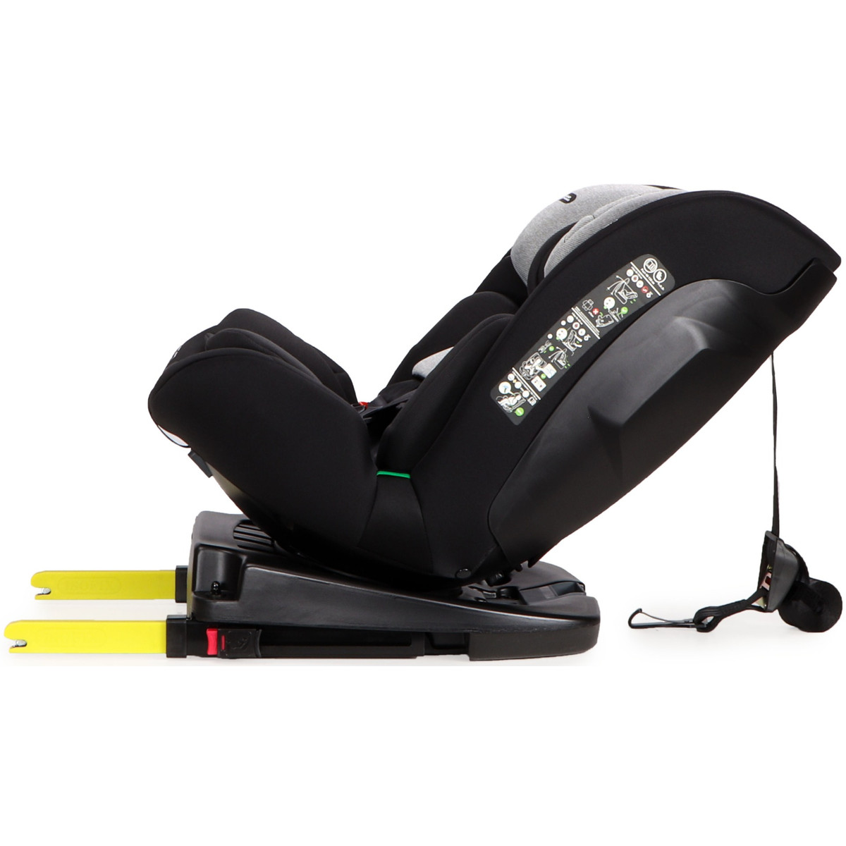 Moni Vamos Stone Gray 40-150 cm 360° i-Size Autostoel