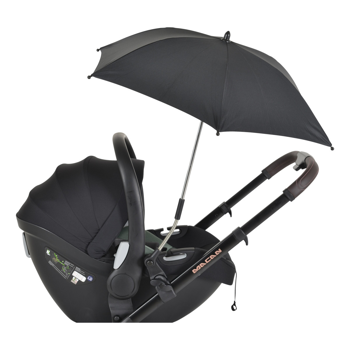Moni Black Universele UV Buggy Parasol