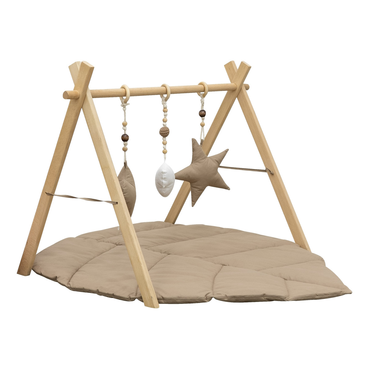 Mordesign Cappuccino Baby Gym met Speelkleed