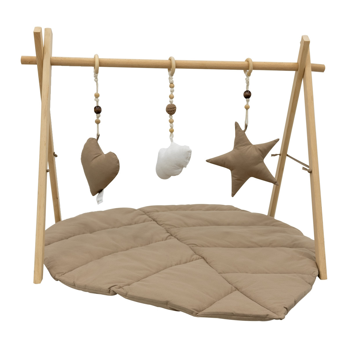 Mordesign Cappuccino Baby Gym met Speelkleed
