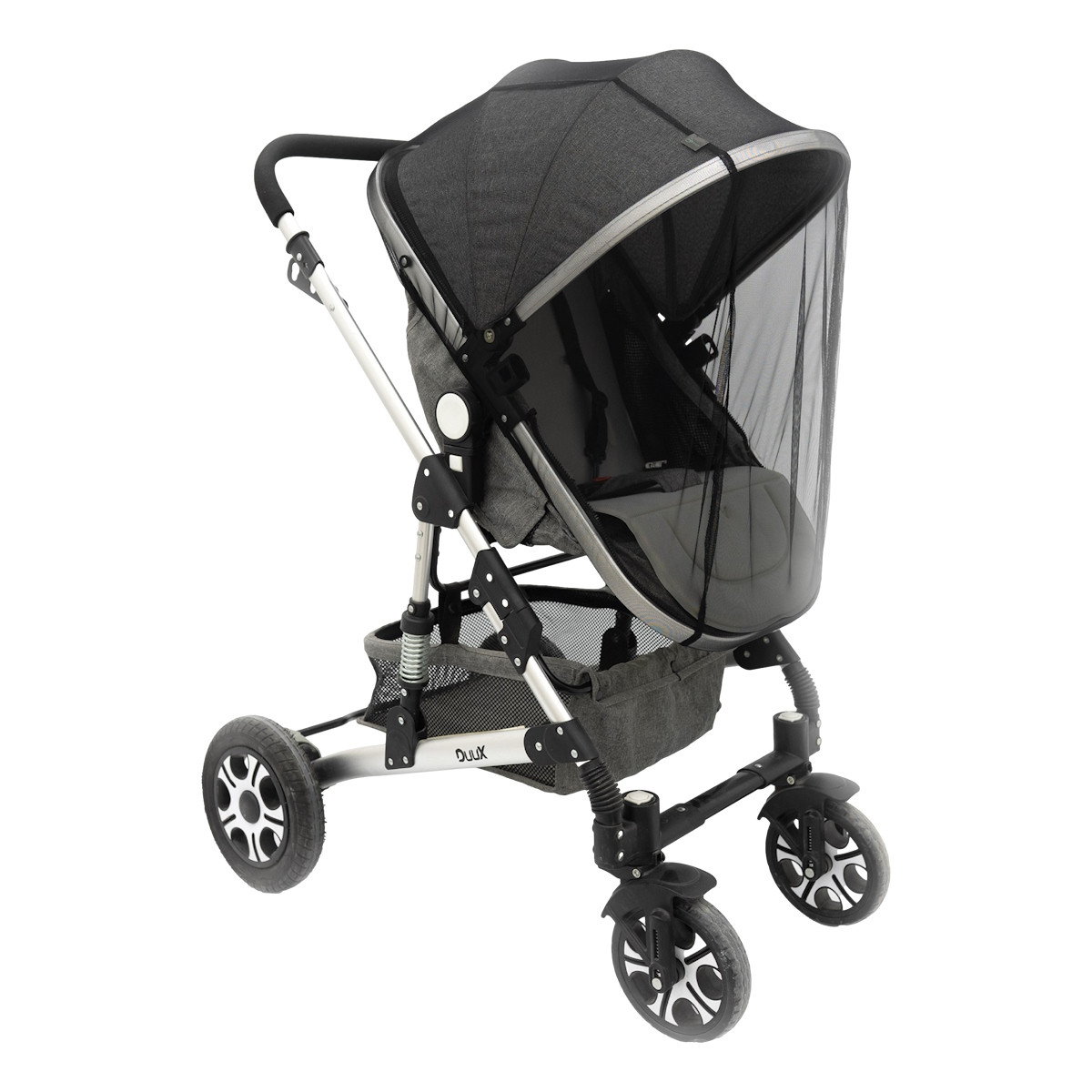 Mordesign Black Muskietennet / Klamboe voor Buggy & Wandelwagen
