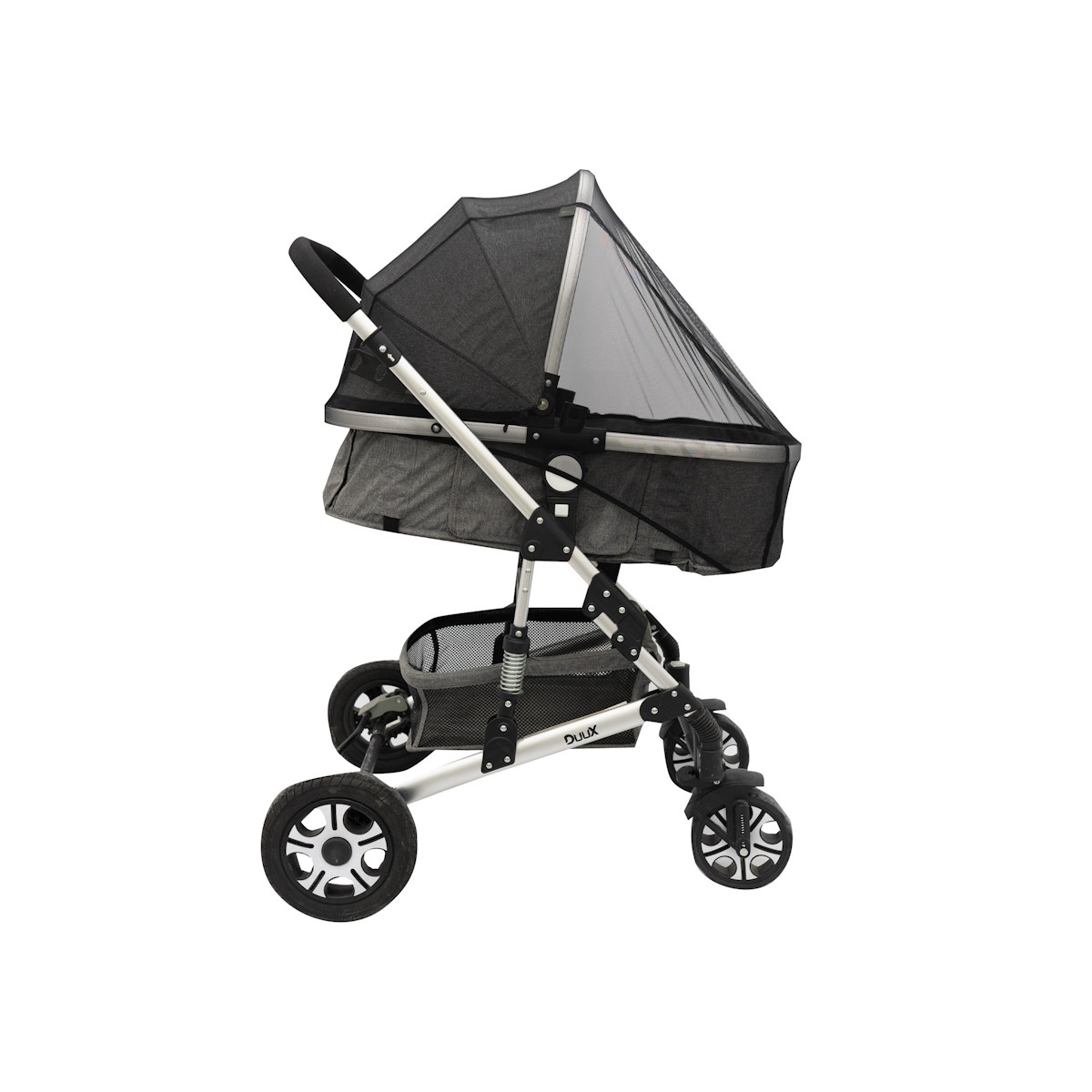 Mordesign Black Muskietennet / Klamboe voor Buggy & Wandelwagen