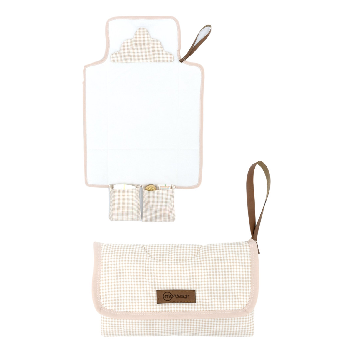 Mordesign Clutch Brown Luieretui en Verschoningsmatje