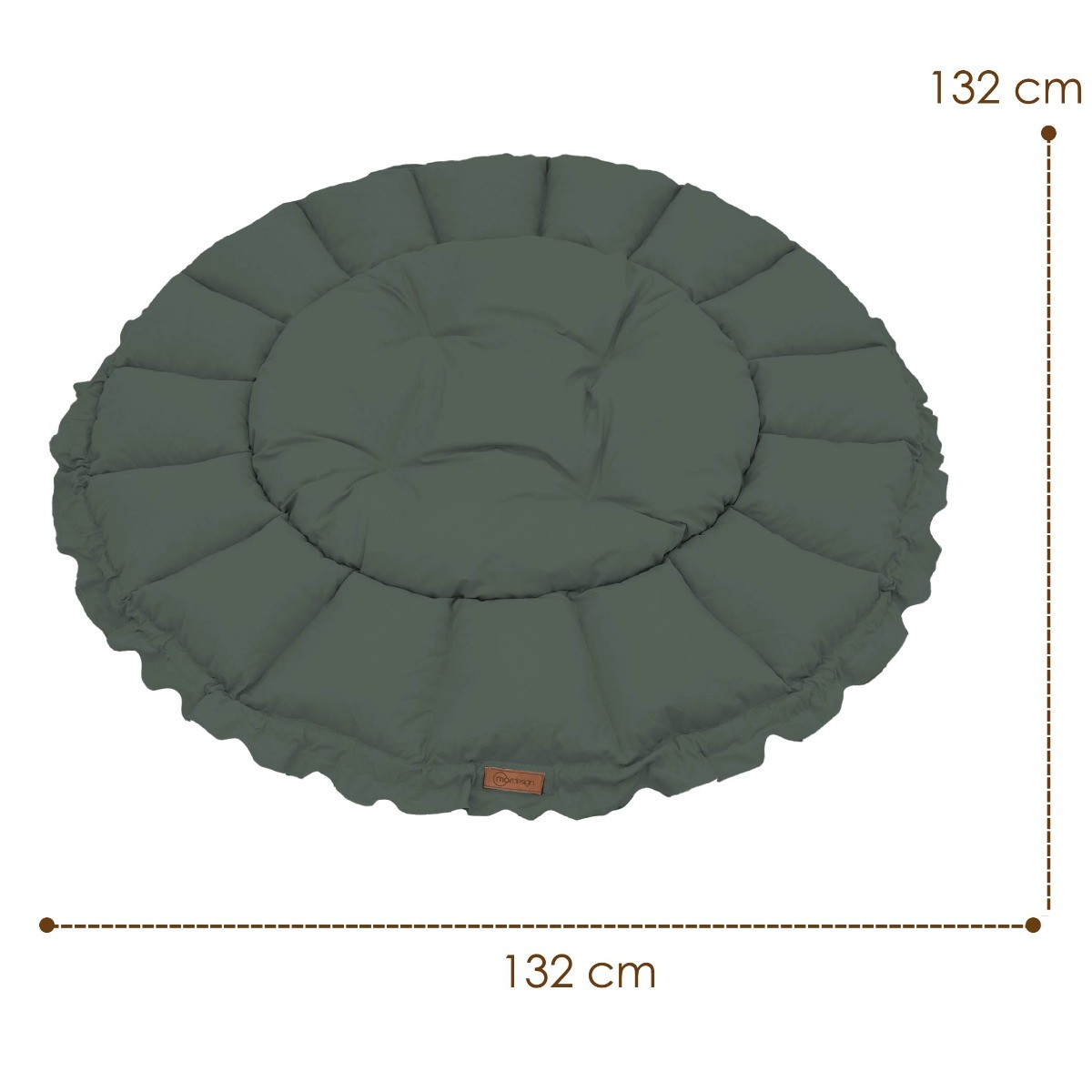 Mordesign Emerald Green 2-in-1 Rond Speelkleed