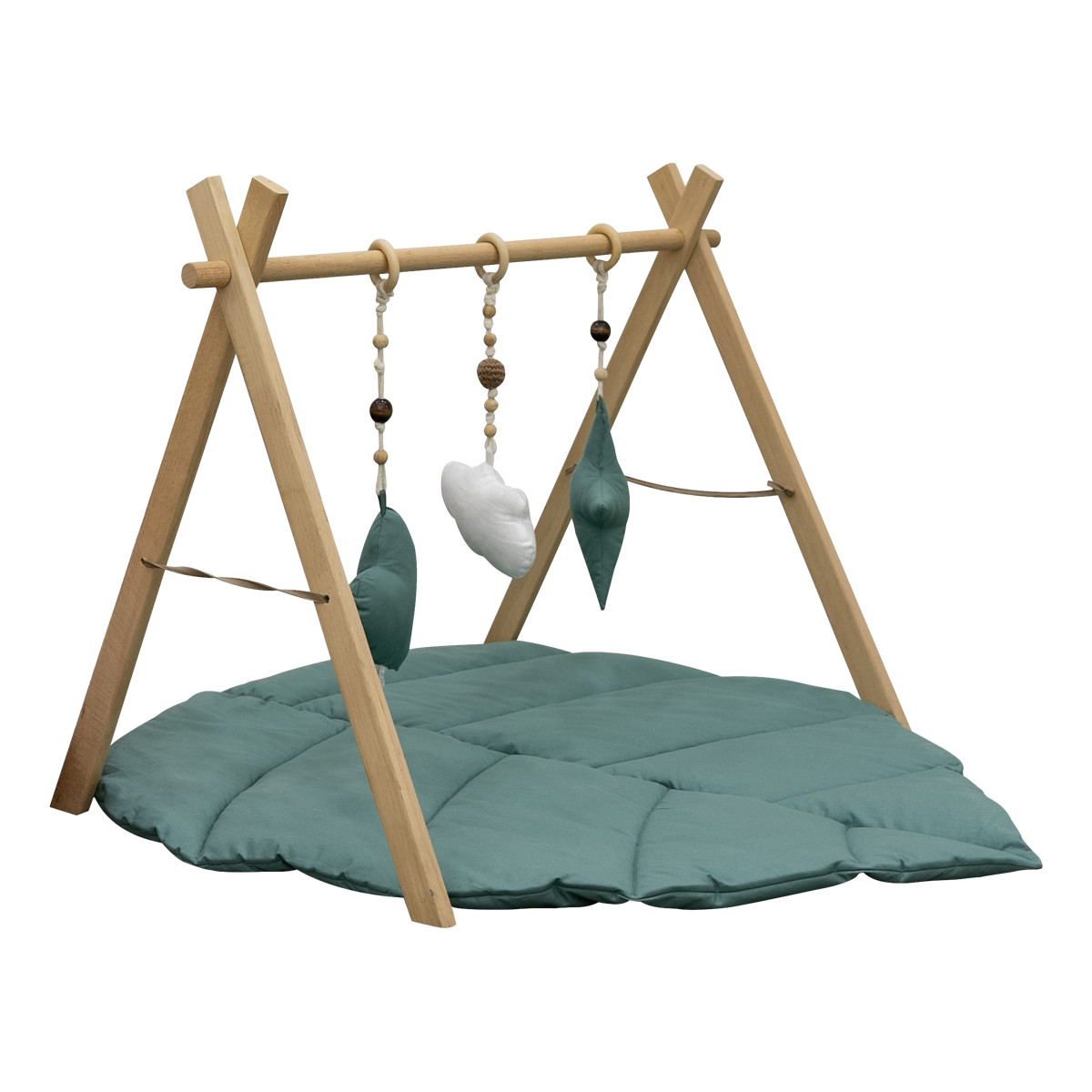Mordesign Emerald Green Baby Gym met Speelkleed