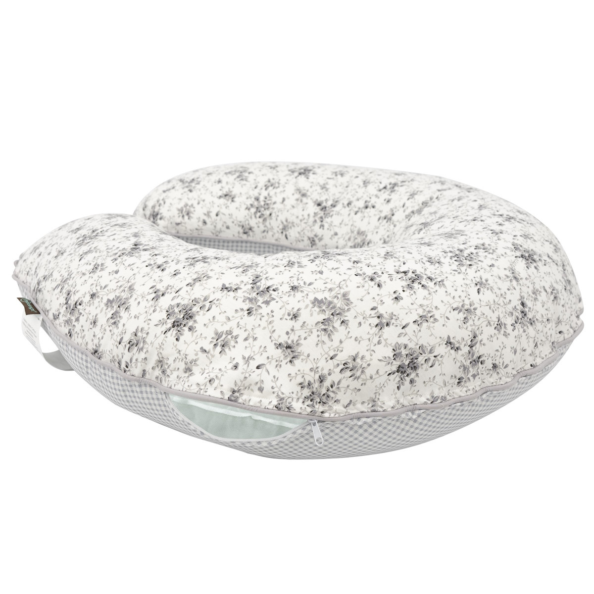 Mordesign Grey Flowers Voedingskussen