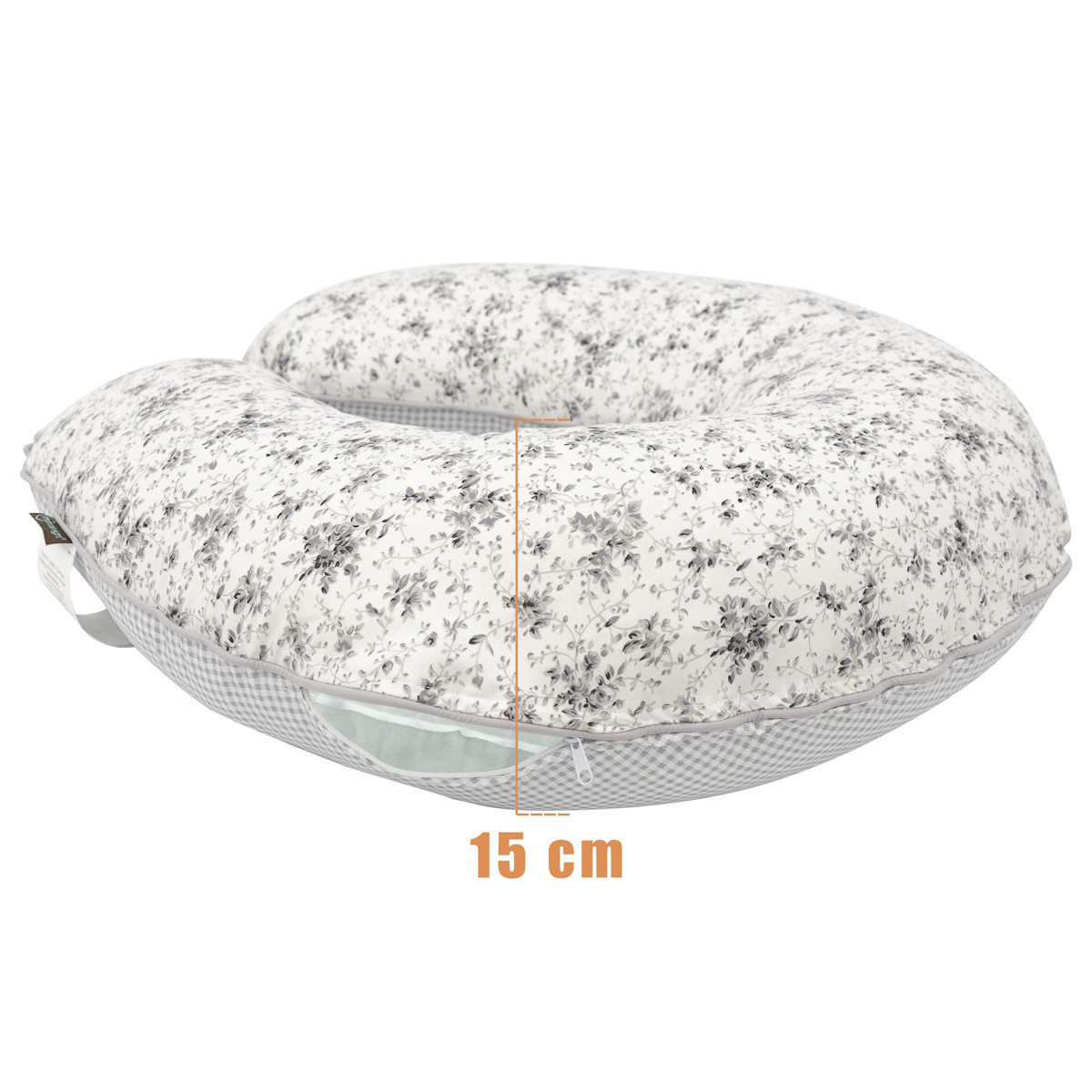 Mordesign Grey Flowers Voedingskussen