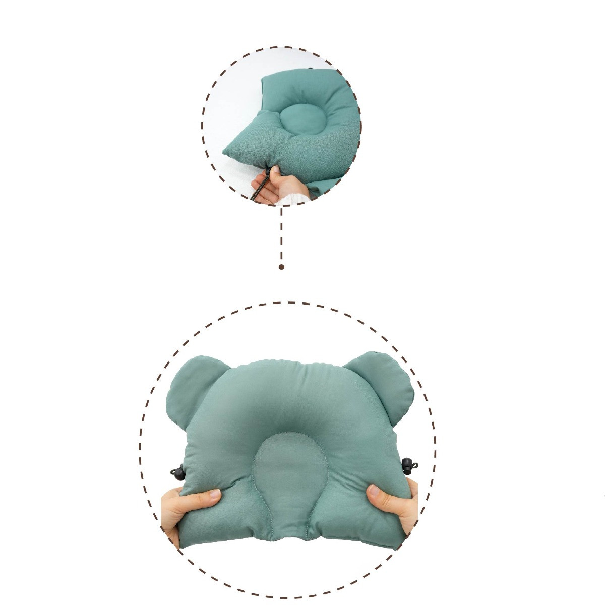 Mordesign Morbear Green Hoofdkussentje