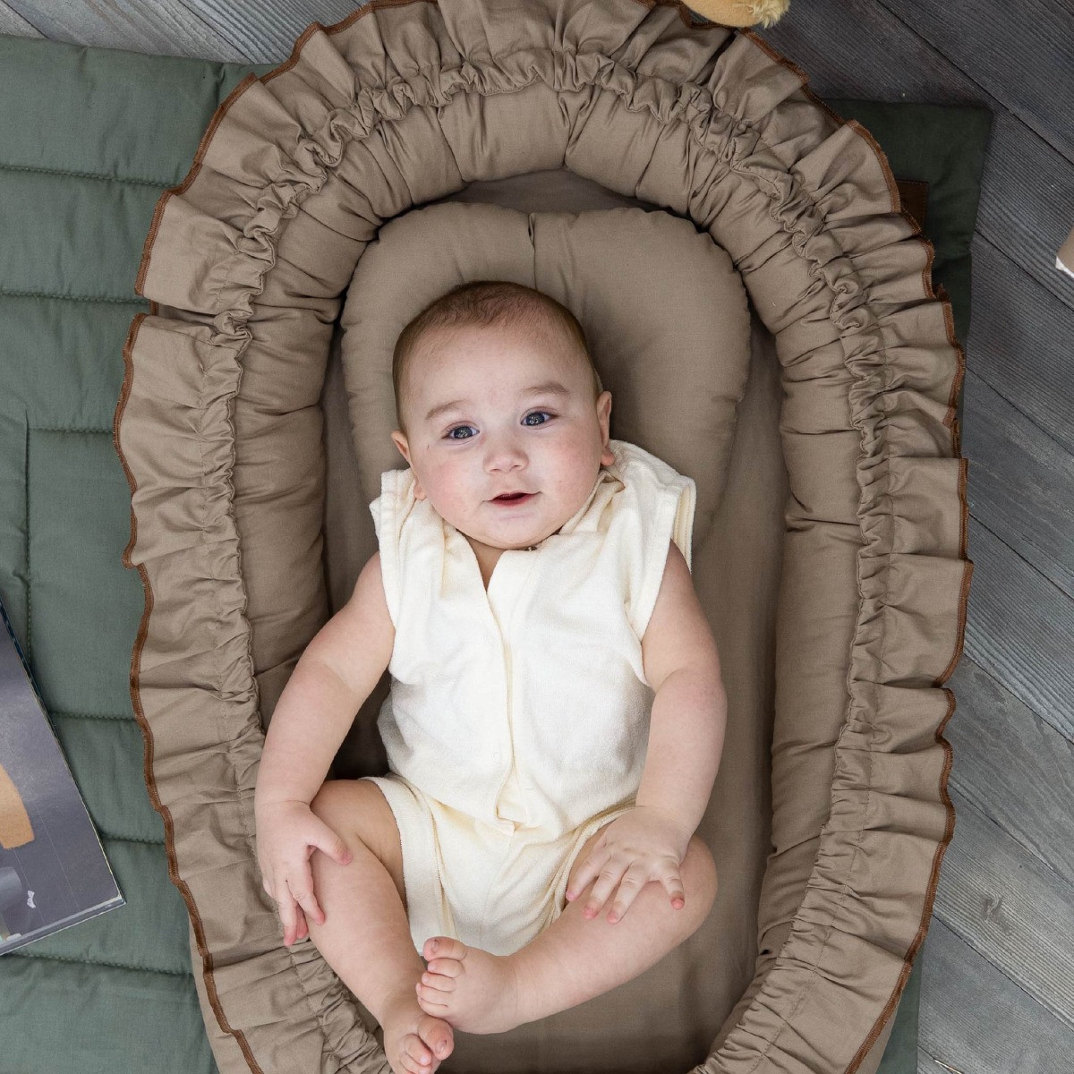 Mordesign Morremix Ruffle Cappuccino Large Babynest