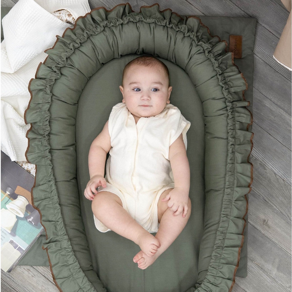 Mordesign Morremix Ruffle Khaki Small Babynest