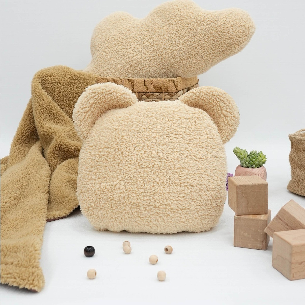 Mordesign Morteddy Bear Buff Decoratie Kussen
