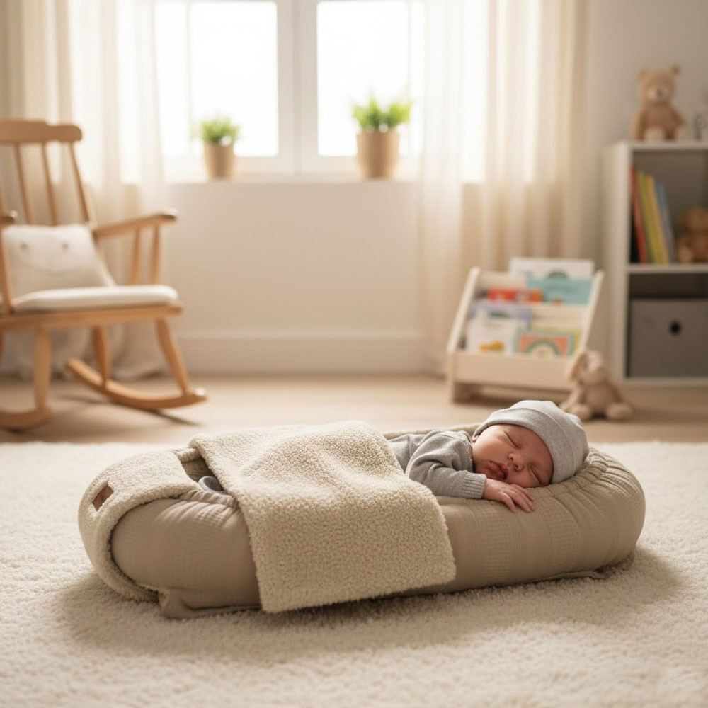 Mordesign Morteddy Beige Omkeerbaar Babynest