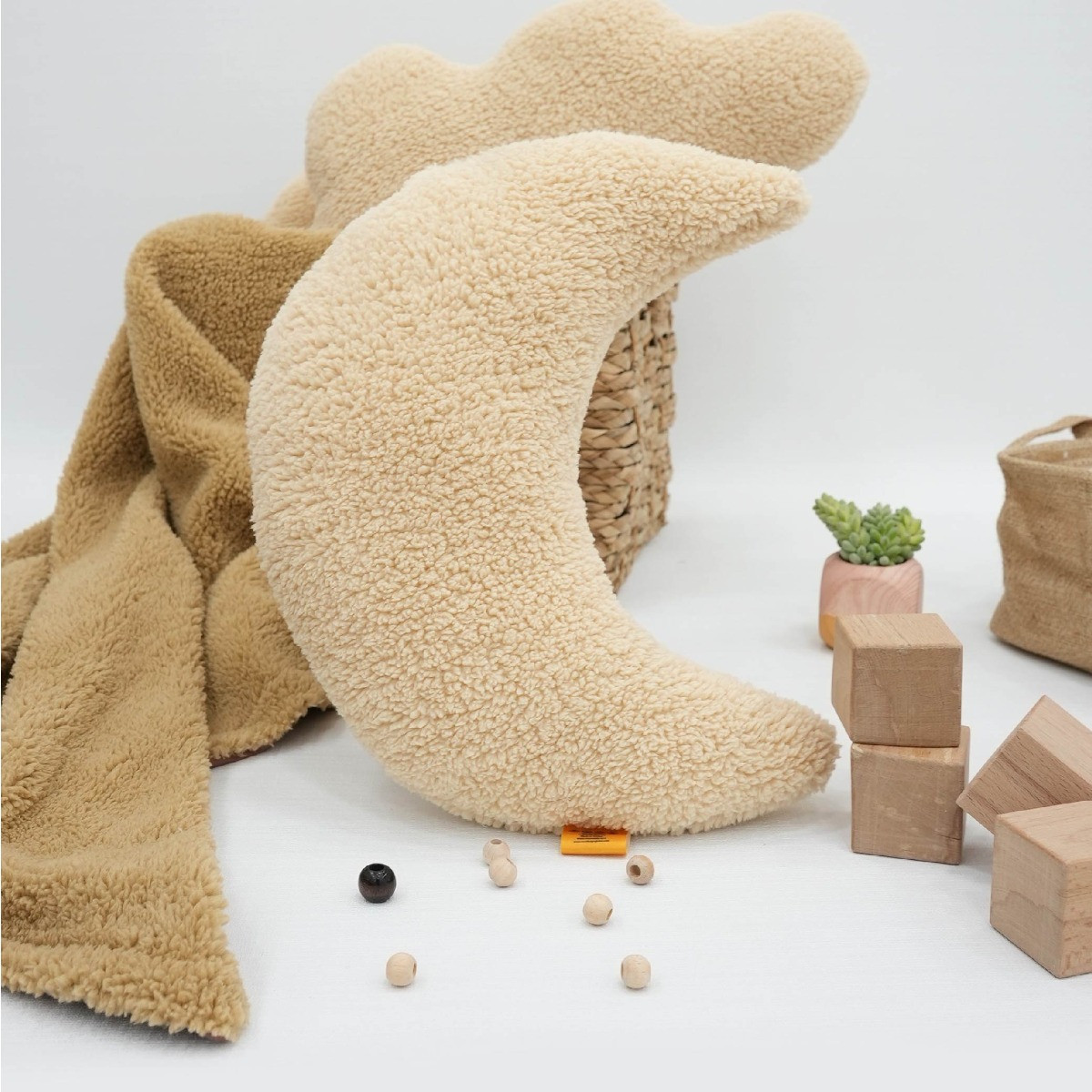 Mordesign Morteddy Moon Buff Decoratie Kussen
