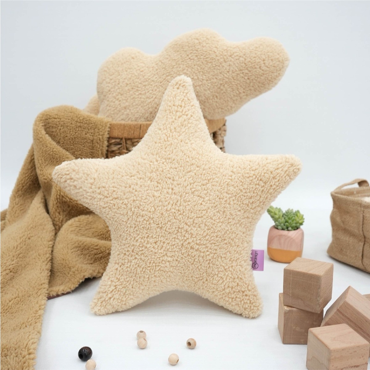 Mordesign Morteddy Star Buff Decoratie Kussen