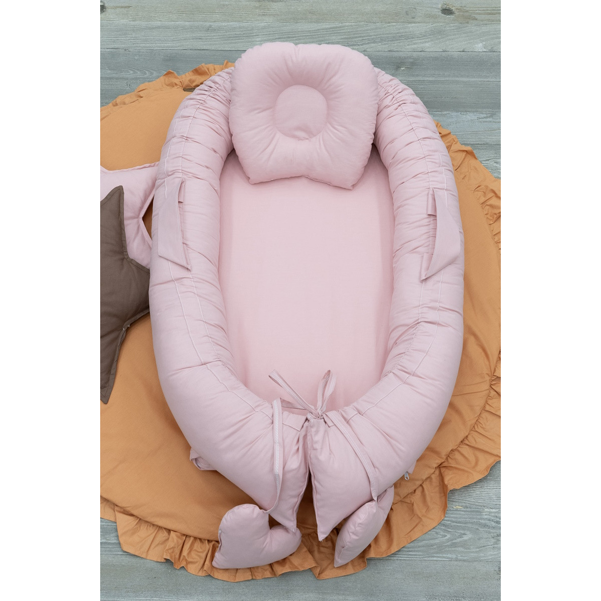 Mordesign Pink Babynest met Kussen