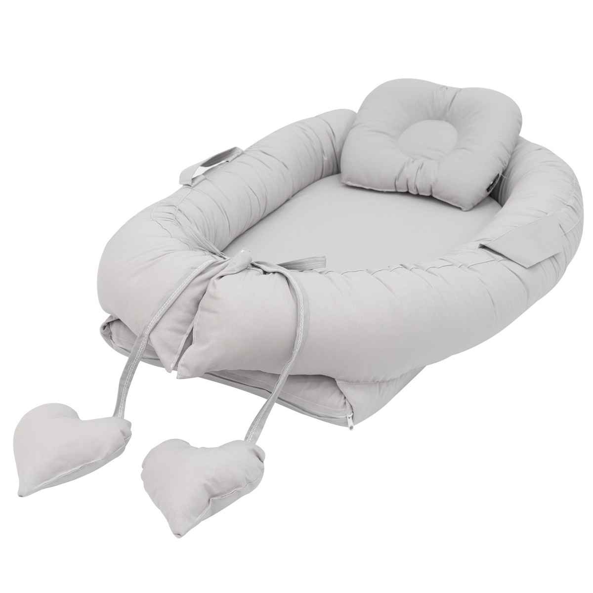 Mordesign Grey Babynest met Kussen