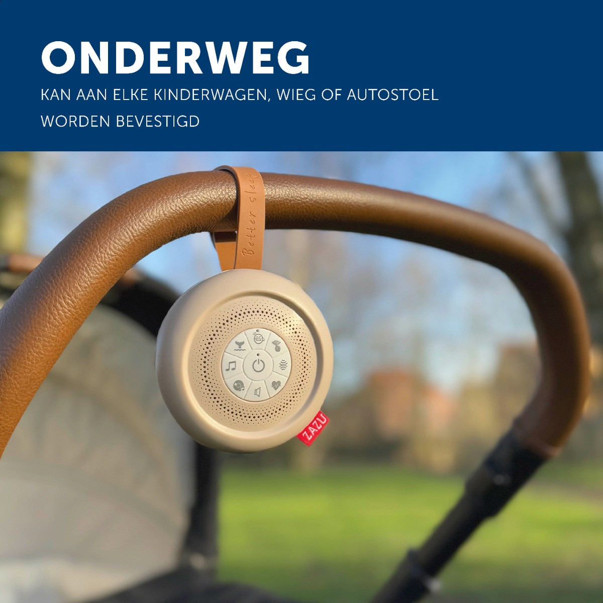 Zazu Suzy Brown Deluxe Portable Baby Soother Muziekdoosje