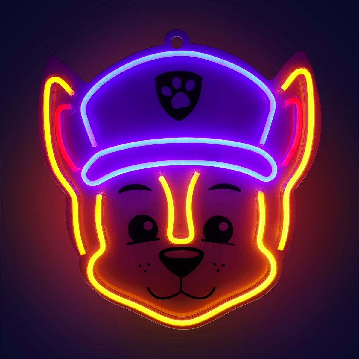 Paw Patrol Neon LED Chase Wandlamp
