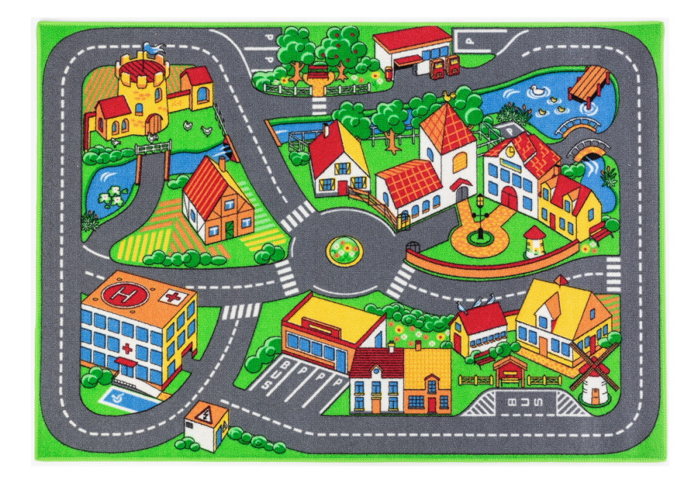 Rebel Roads Country Life 95x133 cm Speelmat