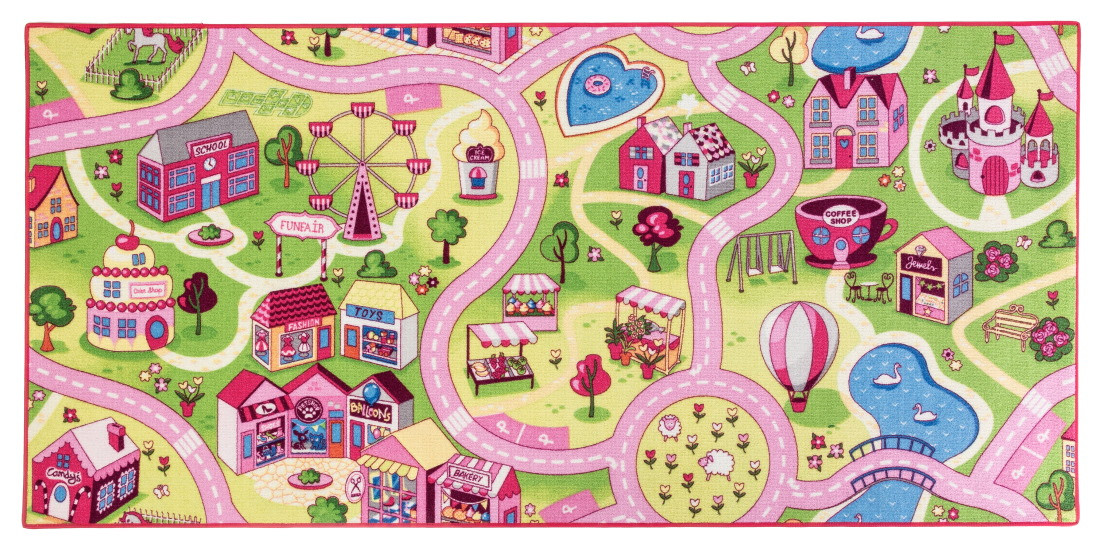 Rebel Roads Fairground Life 95x200 cm Speelmat