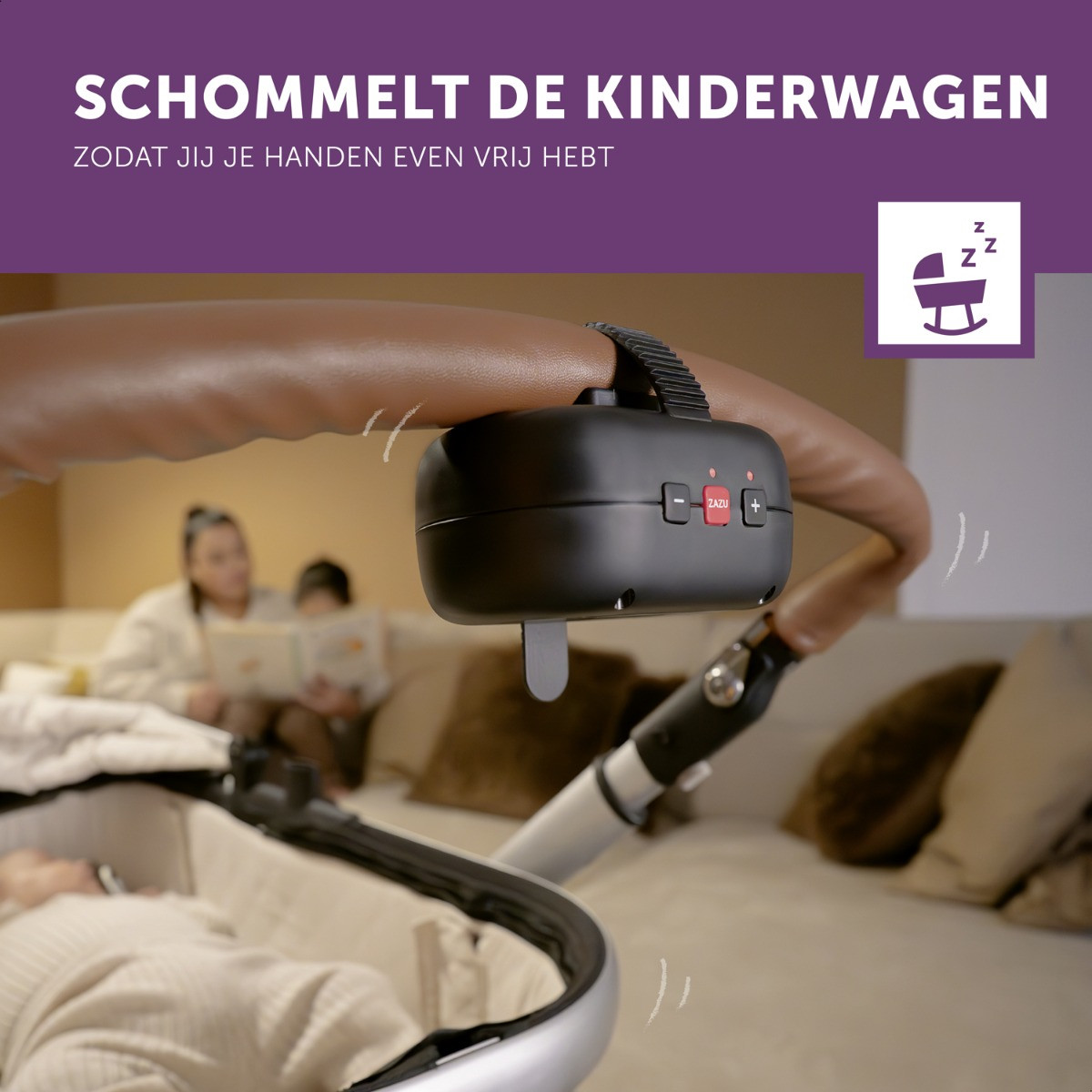 Zazu Robby Baby Rocker voor Kinderwagen