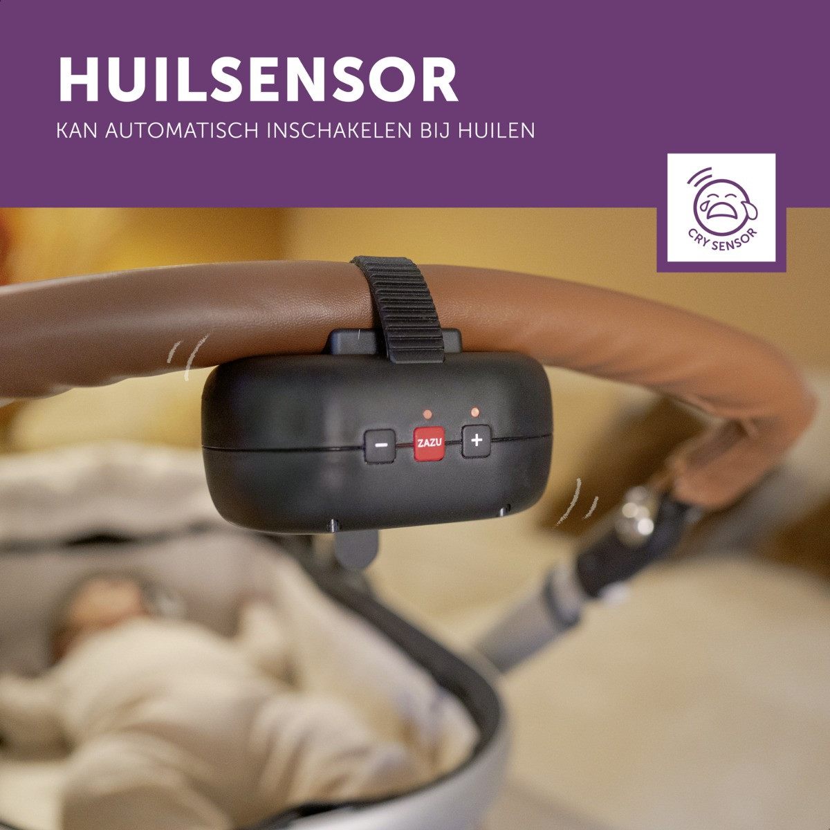 Zazu Robby Baby Rocker voor Kinderwagen