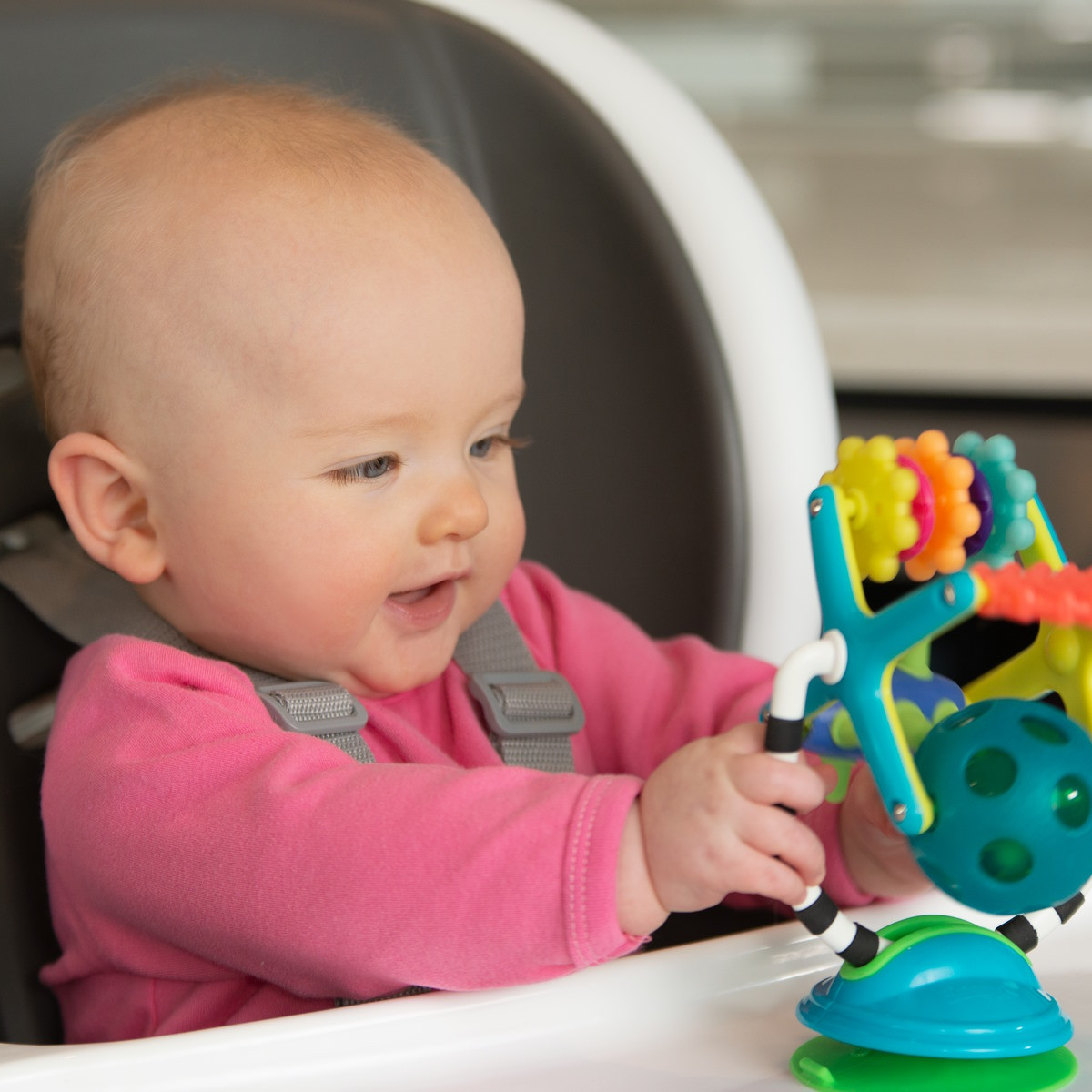 Sassy Teeth&Twirl Sensatie Station Kinderstoel Speelgoed