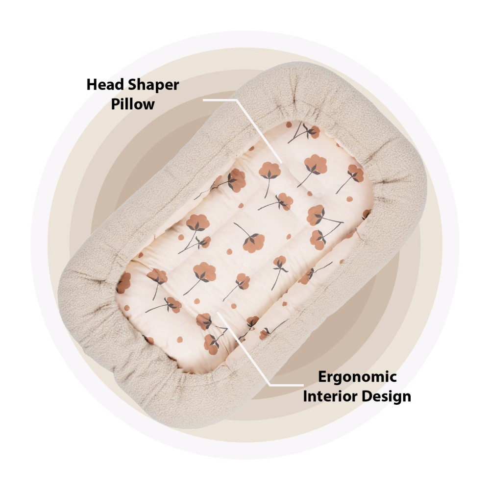 Sevibaby Ecru Teddy Reflux Babynest
