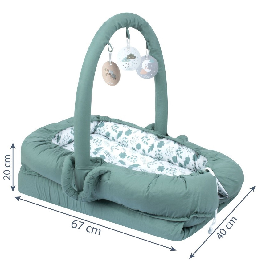 Sevibaby Green Reflux Multifunctioneel Draagbaar Babynest