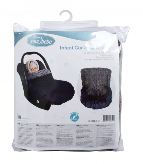 Sevibaby Grijs Groep 0 Universele Autostoel Voetenzak