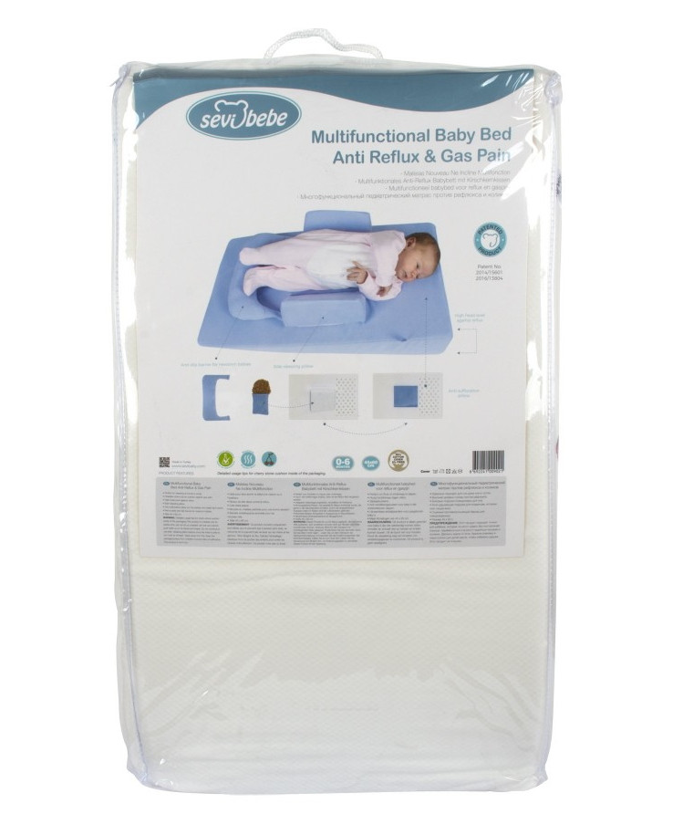 Sevibaby Grijs Multifunctioneel Hellend Warmte Steunkussen